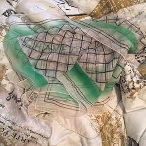 Chanel vintage chiffon silk stole